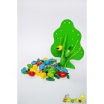 Pom din lemn cu siret